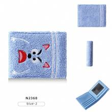 1pc Portable Lightweight Short Wallet For Girls, Towel Fabric Funny Cartoon Expression Embroidered Coin Purse, Multi-Card Slot Fabric Wallet With Transparent ID Window, Suitable For Travel, Commuting, Outdoor, Campus, Shopping, Gift For Teenage Girls - Multicolor - View 16