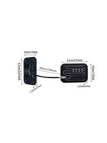1Set Combination Lock Suitable For Refrigerator,Cabinets,Windows&Sliding Doors-Non-Punching Security Lock With Combination,Anti-Theft Drawer Lock For File Cabinets,Double-Opening Door Lock For Home&Office,Versatile Code Locks,Great Housewarming Gift - Locks - View 5