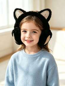 New Girls' Winter Ear Muffs, Cute Korean Style Ear Muffs Set, Ear Covers, Warm And Frost-Proof - Multicolor - View 3