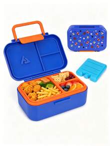 1 Set Multi-Color Refrigerator Storage Boxes, Multi-Function Sealed Bento Box Set (Includes Bento Box + Ice Pack), Suitable For Microwave, Dishwasher And Refrigerator, Perfect For Sandwiches, Main Meals, Fruits And Nutritional Meals, Back To School Supplies - Multicolor - View 19
