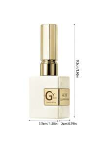 1 buah 15ml Kutek Gel Karet Bening Tahan Lama, Kuku Kuat dengan LED UV, Gel Lapisan Atas Mengkilap Tinggi - Clear - View 8