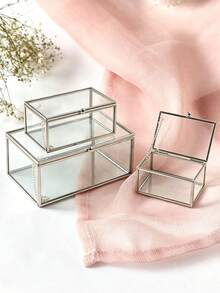 Customized Ring Box, Personalized Wedding Ring Box, Wedding And Engagement Ring Box, Geometric Ring Box, Ring Box Gift, Multi-Functional, Exquisitely Decorated, Fashionable, Suitable For Anniversary - Multicolor - View 9