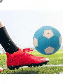 1 buah Bola Sepak Bahan EVA Lembut 5#, Desain Melengkung dengan Jahitan Presisi, Bola Sepak Luar Ruangan Berkualitas Tinggi Cocok untuk Pertandingan dan Latihan - MultiWarna - View 3