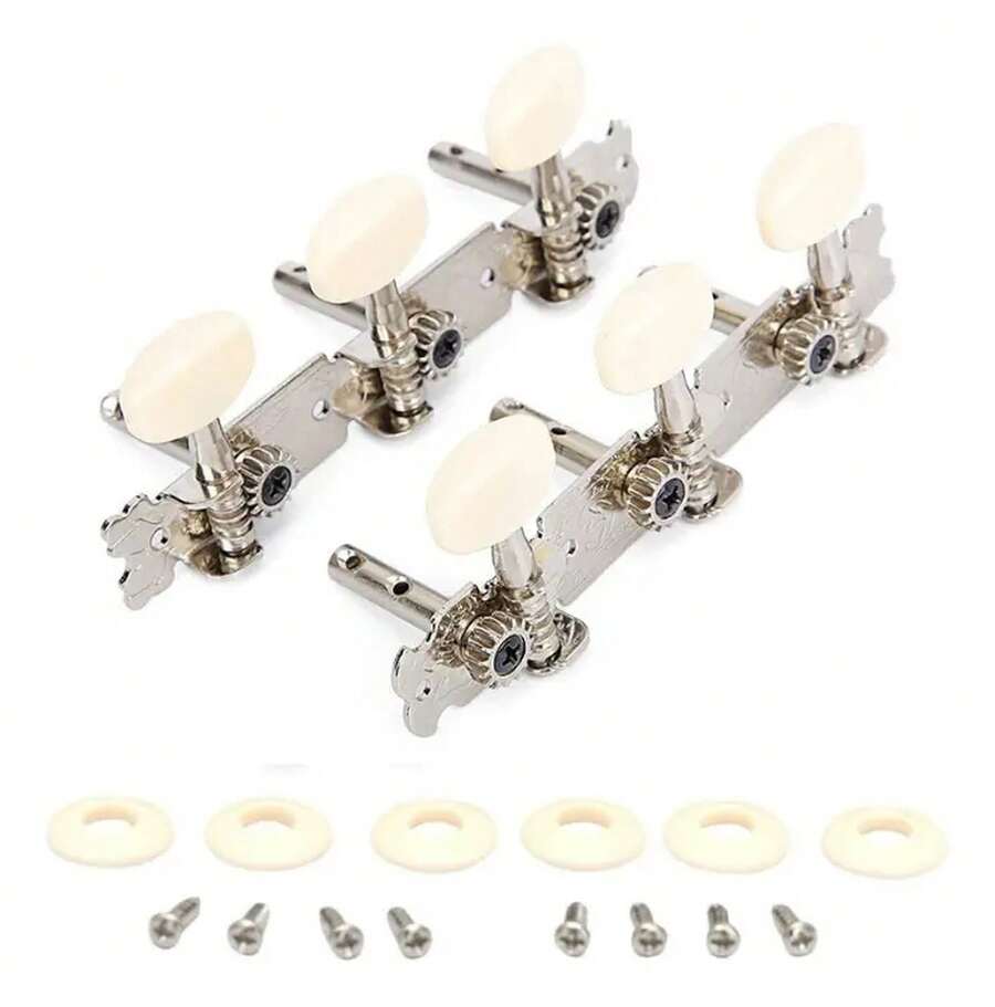 Velstron Maquinaria Para Guitarra Acustica Clasica Perno Metalico Ax Beige - Beis - Ver 1
