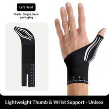 2pcs Finger And Wrist Support, Lightweight Compression Thumb Wrist Brace, Fitness Gear Wrist Joint Protector For Men And Women - Multicolor - View 6