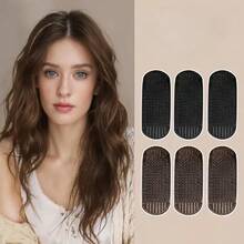 2/4/16Pcs Invisible Hair Volume Clips, High Crown Hair Pad Hair Clips, Seamless Plastic Hair Clips, Suitable For Women, Essential For Hairstyle Design - Multicolor - View 9