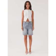 Summer New Knitted Simple Slim Sleeveless Solid Color Undershirt Undershirt Women - 白色 - 查看 6