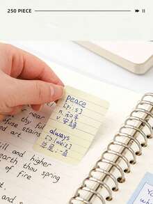 24-Pack Pull-Out Box Roll-Style Beige Self-Adhesive Sticky Notes Memo Pads, Suitable For Study And Office - A - View 9