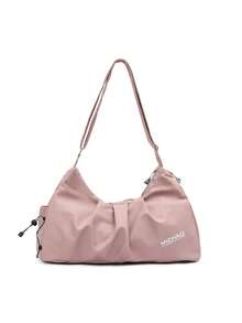 1pc New Fashion Sports Bag, Nylon Letter Decor Large Capacity Short Trip Luggage Bag, Gym Bag, Yoga Bag, Student Backpack, Unisex Sports Bag, Suitable For Sports, Fitness, Workout, Travel, Vacation, Women's And Men's Travel Essentials - Multicolor - View 16