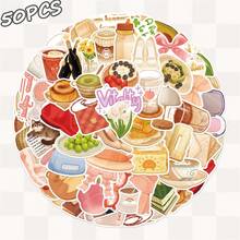 SCXXBSW 50pcs Refined Living Stickers, Cute Cartoon Stcikers For DIY Purposes Such As Skateboarding Mobile Phones - A - View 8