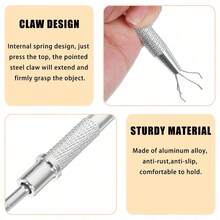 4-Prong Piercing Ball Grabbing Tool, Stainless Steel - Multicolor - View 6