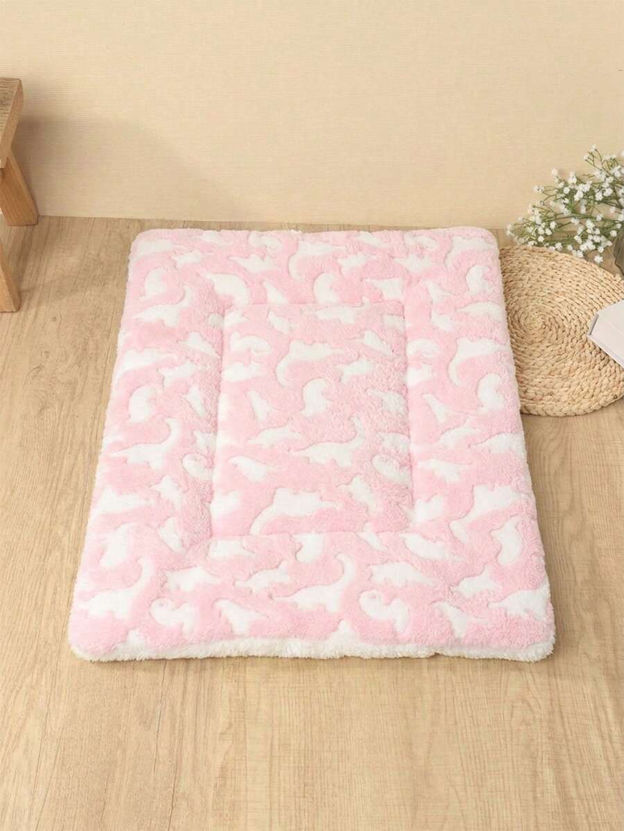 Polyester Fiber Cute Breathable Washable Thickened Pet Bed Mat, Suitable For Small And Medium Cats And Dogs For Year-Round Use (Suitable For Teddy/Teddy Bear And Other Active Dogs, Not Suitable For Large Dogs)