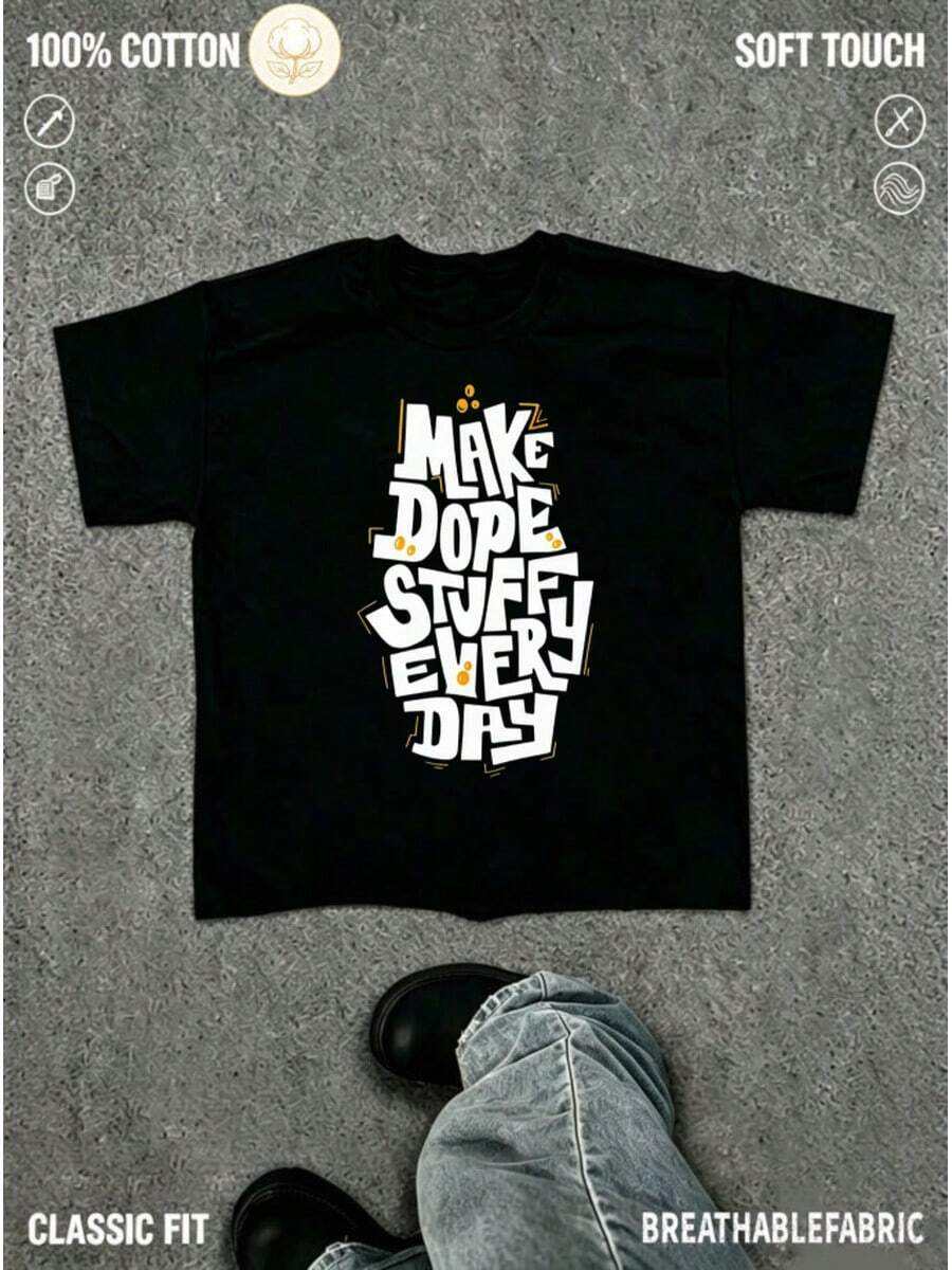 Men T-Shirts - Black - View 1