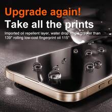 BOLLYMORE 3pcs Privacy Tempered Glass Screen Protector Compatible With IPhone 17 Pro Max/17 Air/17/15 Pro Max/16 Pro Max/16/16e/15/14/13/13 Pro/12/11, Anti-Peeping, Anti-Spy, Easy Installation, Comes With Auto-Cleaning Tool, One-Click Attachment, Anti-Scratch, Smooth Surface, Privacy Protection, Dust-Proof, Phone Screen Protector, Halloween Gift, Birthday Gift, Phone Accessories - Clear - View 8