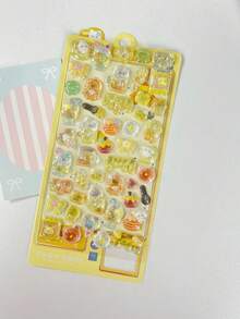 Miếng dán 3D DIY, miếng dán trong suốt, miếng dán hoạt hình dễ thương, miếng dán trang trí điện thoại 3D thủ công, miếng dán vân thạch Nhật Bản, miếng dán trong suốt đa màu, miếng dán 3D vân kẹo chảy hoạt hình - Nhiều màu - Xem 14