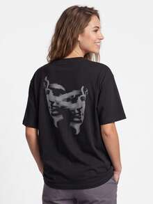 Men T-Shirts - 黑色 - 查看 2