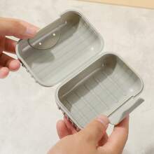 2 piezas Caja de jabón portátil para viajes con tapa + esponja de baño, caja de jabón con función de drenaje, contenedor de almacenamiento de jabón para baño y exteriores - Multicolor - Ver 10
