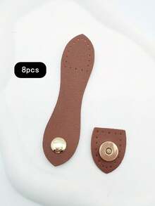 8pcs Heavy Duty Snap Fasteners With Metal Rings - Secure Closure, Suitable For Handbags, Wallets, Laptop Bags, DIY Crafts - Durable Sewing Projects, Suitable For Professional And Personal Use, Wallet Making, Fashion Designers, DIY Wallet Making - New Model - View 7