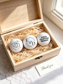 Custom Text Golf Ball, Personalized Golf Balls, Unique Monogrammed Golf Balls, Groomsmen Gift, Golf Enthusiast Gift - Multicolor - View 4