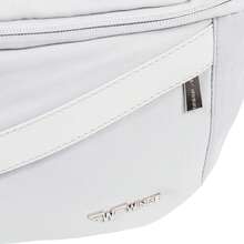 W WINGS Liten crossbody-väska 5L för resor | Mini-ryggsäck med justerbar rem, ventilerande nätrygg och framficka - Grå - Visa 8