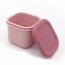 1pc Silicone Baby Food Storage Container, 120ml/4oz Capacity With Lid, Easter Thanksgiving Christmas Gift - Multicolor - View 13
