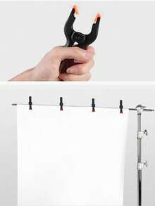 Balloon Arch Clips, Balloon Garland Buckles, Plastic Crocodile Clips, Balloon Decoration Fixing Accessories, Reusable Balloon Clips, Suitable For Birthday, Wedding, Party, Thickened Balloon Arch Matching Tools - Black - View 7