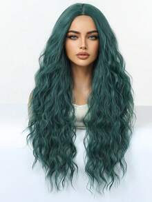 28 Inch Long Fluffy Pink Curly Wig, Designed For Women, Suitable For Festivals, Daily Parties And Cosplay Occasions, Halloween Wig - Multicolor - View 14