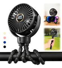 Baby Stroller Cooling Fans - Black - View 1