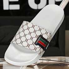 36-50 Size Plus Size Men's Slippers, EVA Lightweight Soft, Non-Slip Slip-On, Wear-Resistant Thick Sole, Open Toe Sandals, Suitable For Daily Wear And Outdoor Beach - 1993-white - View 8