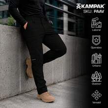 KAMPAK PAAV Tactical Pants Windproof Multipurpose With Compartments - Black - View 6
