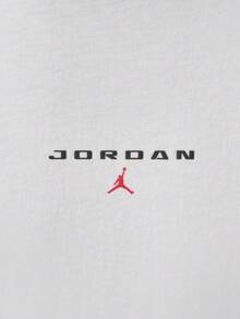 Jordan Men's AS FLT ES 96 OS PCH SS CRW Short Sleeve Knit Collarless T-Shirt TIO0035-100 - White - View 4