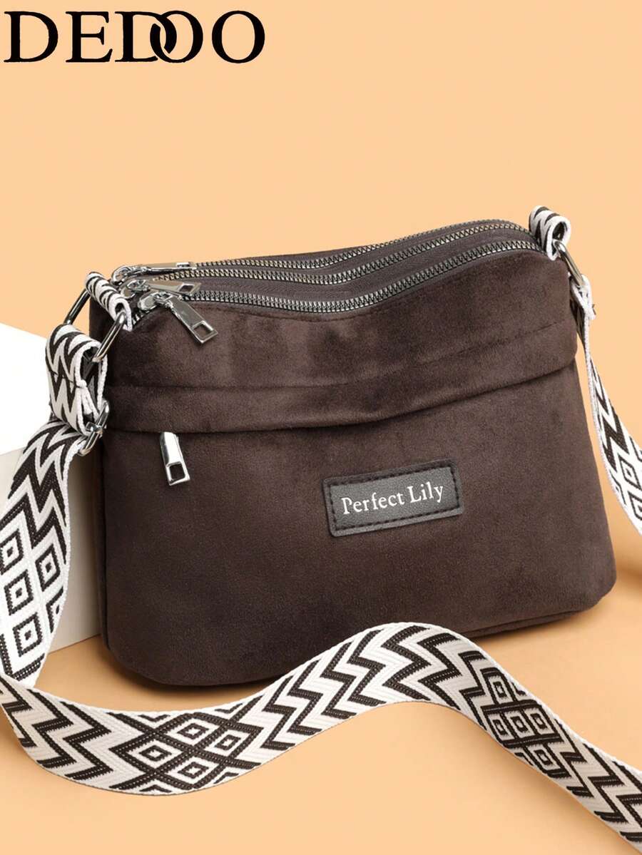 Dedoo Women's Soft Material Crossbody Bag, Middle-Aged Women's Shoulder Bag, Spring/Autumn New Design