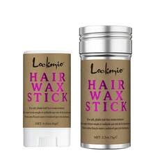 LOCKMIO 16g+75g Anti-Frizz Hair Wax Stick Long-Lasting Control Flyaway Hair Styling Wax Cream For Hairline And Broken Hair Taming - L-16g-75g-purple-wax-stick - View 10