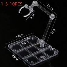 5/20pcs Transparent Display Stand | Durable & Modern | No Power Needed, Suitable For Home & Office Decor, Doll Stand (Random Style) - Clear - View 17
