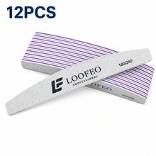 12pcs Professional Nail File Double Sided Dual Grit 80/100/150/180/240 - Multicolor - View 16