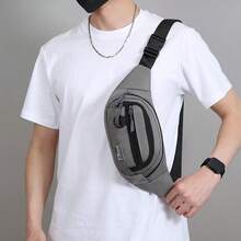 1件男士運動腰包,夏季個人物品收納,輕量胸包,城市通勤多層設計,可調節肩帶,適合跑步、騎行、通勤 - 腰包-款式一 - 查看 11