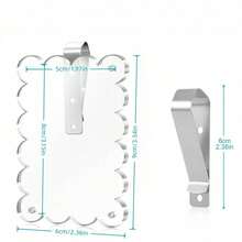 1/2 Set de Clips Transparentes de Acrílico para Visera de Coche, Soporte Portátil para Exhibición de Fotos, Accesorio de Almacenamiento Ligero para Decoración Interior de Coche, Adecuado para Sedán SUV MPV, Accesorio de Almacenamiento de Fotos para Visera de Coche - Multicolor - Ver 10