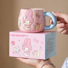 Sanrio Authentic Ceramic Mug Cute Cartoon Girl Style Coffee Cup Home Use Water Cup New Arrival - Multicolor - View 4
