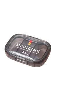 十字與「Medicine」印花醫療包，便攜極簡藥丸收納盒，3格設計，適合居家與旅行，防水防潮迷你藥盒，可用於存放、戒指及其他小物品，適用於旅行收納、旅行容器、辦公室等多種場景，開學季、教師節與醫生朋友的完美禮物 - 彩色 - 查看 19