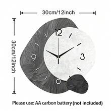 Back To School Season Luxury High-End Natural Stone Decorative Wall Clock, Ultra-Quiet Quartz Movement, No Ticking Sound, Suitable For Decorating Living Room, Bedroom, Office, Kitchen And Cafe, Perfect Decorative Gift For Friends And Family, Can Be Used For Room Decor, Bedroom Decor, Dorm Decor, Back To School Decor, School Surprise, School Opening Season, Wedding Decor, Friend Birthday Gift, Home Decor And School Supplies - Wall Clock - View 16