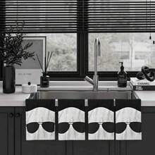 2/4/48pcs Halloween Series Fashion Glasses Ghost Pattern Printed Kitchen Towels - Super Soft, Highly Absorbent Polyester Tablecloths And Hand Towels, Perfect For Holiday Decor, Kitchen Decor, Party Decor. - Multicolor - View 3
