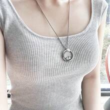 Pet Hair Memorial Necklace Storage Teeth Hair My Dog Heart Pendant DIY Openable - Silver - View 3