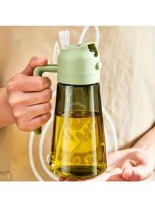 470ml 2 In 1 Food Glass Oil Sprayer,Leakproof Fine Mist Olive Oil Dispenser,Refillable Spray Bottle For Air Fryer BBQ Baking Salad Kitchen Cooking,With Free Stickers,Oil Dispenser For Kitchen,Kitchen Gadgets,Kitchen Essentials,Cocina - View 9