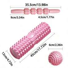 LINGPENG LENGPENG Yoga Roller Muscle Relief Roller, Leg Massage Roller For Muscle Massage - Multicolor - View 3