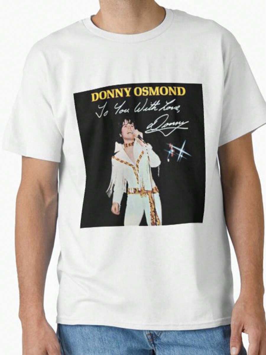 Camiseta Donny Osmond "Para ti con amor" - Blanco - Ver 1
