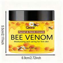 Qxira Bee Venom Face & Neck Care Cream, Start Your Skin Protection Journey, Witness Miracles With One Application, Comprehensive Skin Care & Moisturizing - 150g/5.29oz - View 3