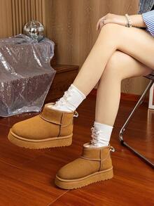 Women Snow Boots - Khaki - View 4