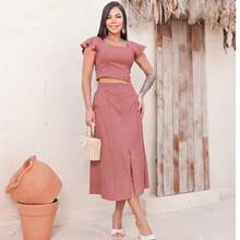 Women Two-Piece Outfits - 深玫瑰 - 查看 2