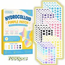 216/1080pcs Star Pimple Patches For Face Hydrocolloid, Absorbing Cover, Tea Tree, Hydrocolloid Acne Patch, Cute Star Pimple - Star - View 8