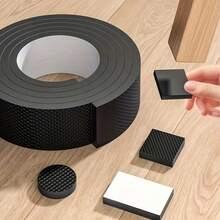 1 Roll 39.37 Inch Quiet Wear-Resistant Non-Slip Table And Chair Leg Pads, Thickened Noise-Reducing Wear-Resistant Quiet Pads, Suitable For Dining Tables, Chairs, Helps Maximize Noise Reduction For Chairs, Tables And Beds, Chair Pads, Chair Leg Floor Protection Pads - One Size Fits All - View 1